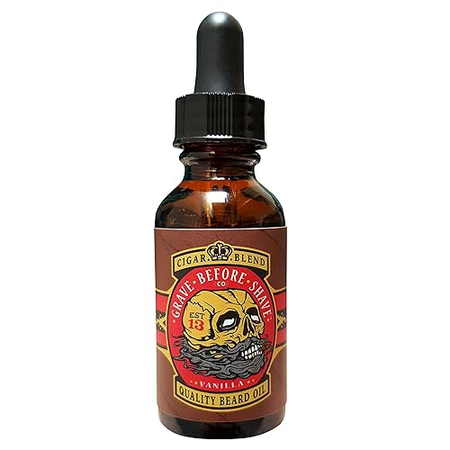 Grave Before Shave™ Cigar Blend Beard Oil - 1 Fl Oz Essential Grooming Oil For Men