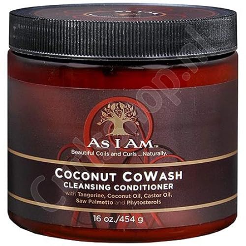 As I Am Coconut Cowash - 16 Ounce Moisturizing Cleanser For Curly Hair Care