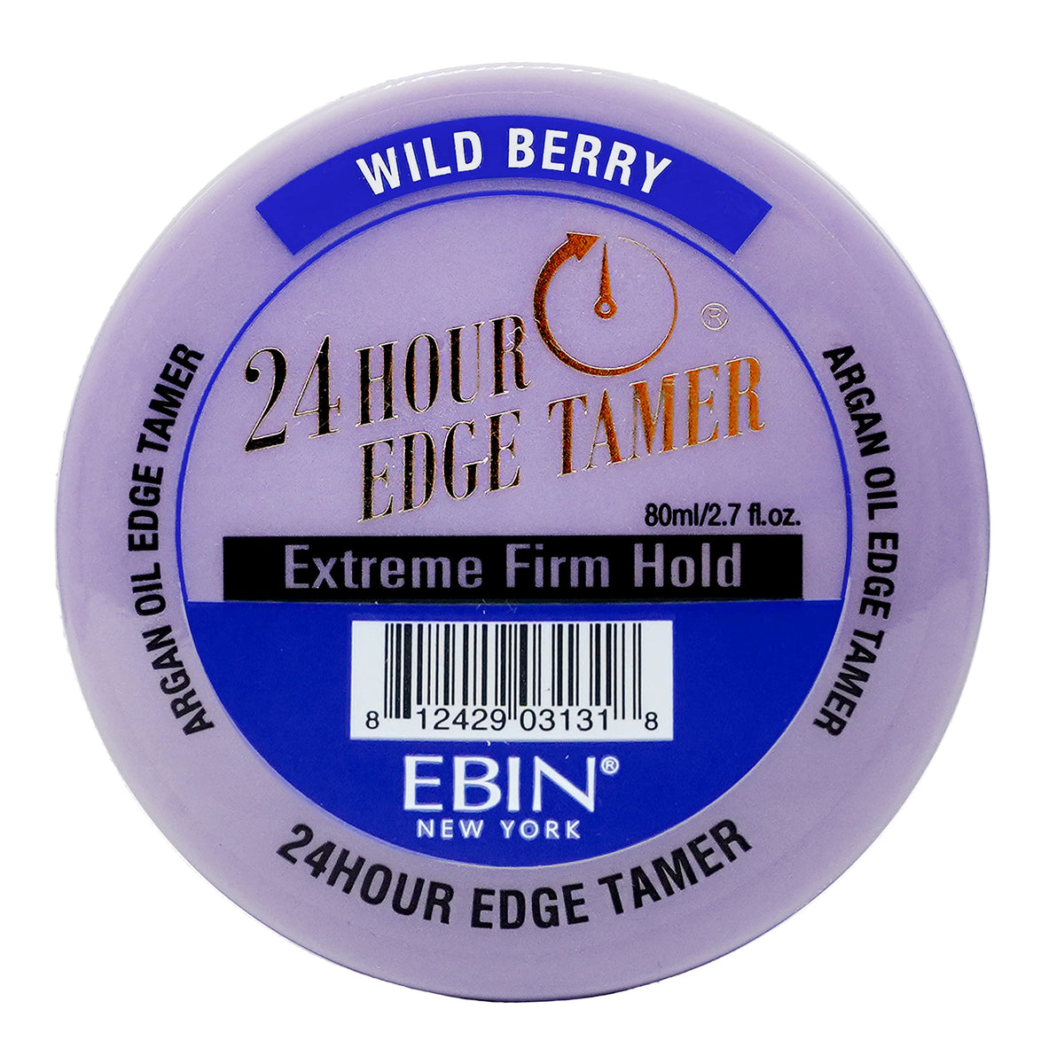 EBIN NEW YORK 24 Hour Edge Tamer Refresh, 2.7oz, Wild Berry Hair Gel for Edges