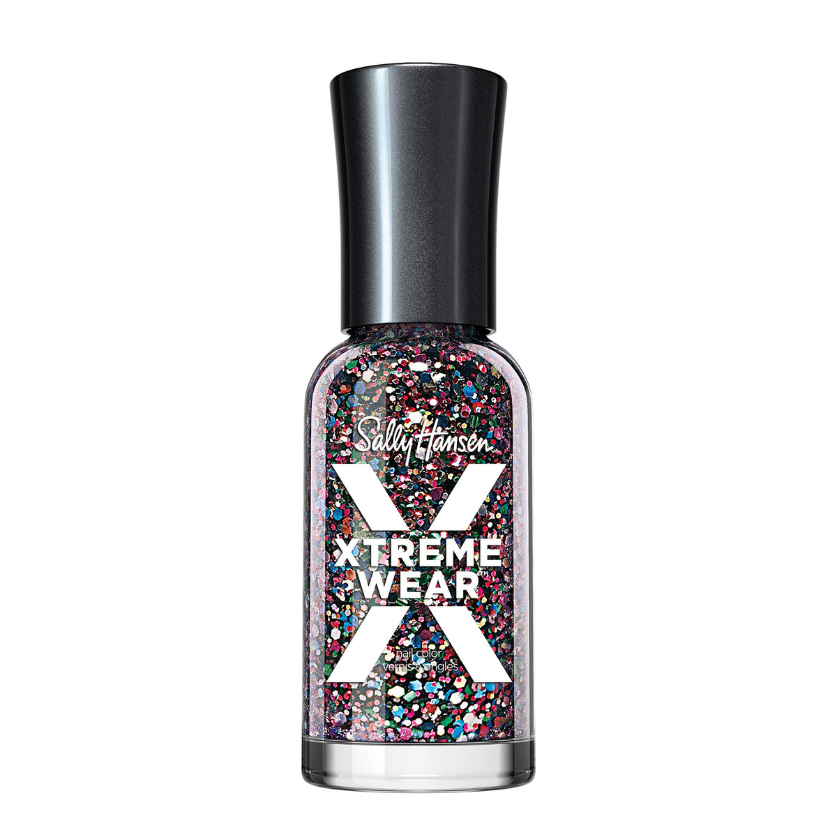 Sally Hansen Xtreme Wear Confetti Craze Nail Polish, 0.4 Fl Oz, Long-Lasting Color