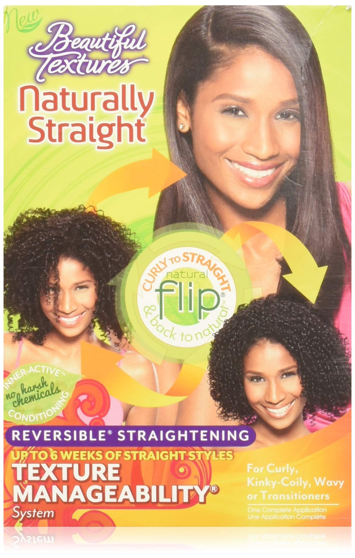 Beautiful Textures Naturally Straight Texturizer Kit, 25.6 Oz - Smooth Hair Styling Solution