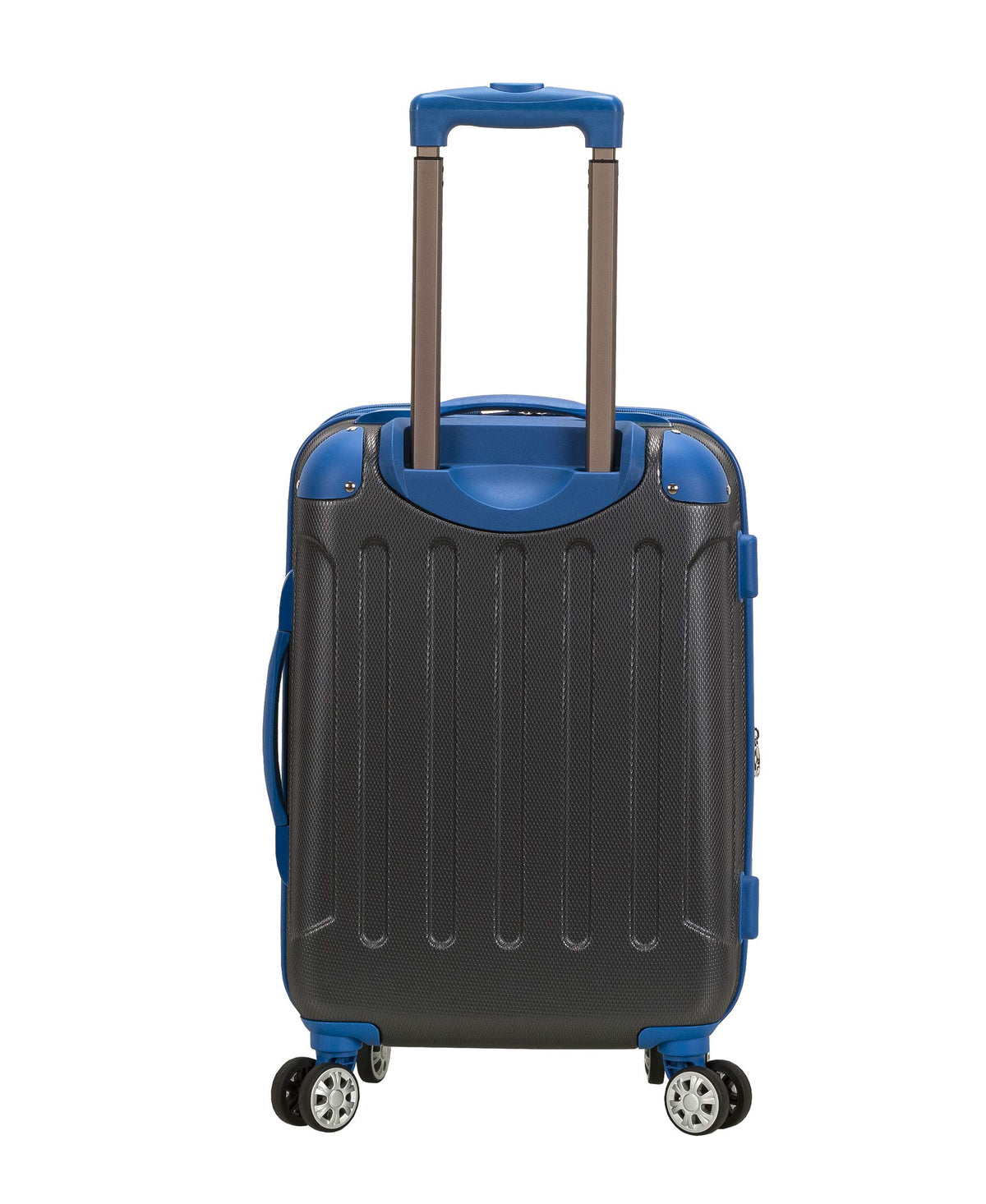 Rockland 20-Inch Carry-On Hardside Spinner Luggage - Two Tone Grey ABS Travel Bag