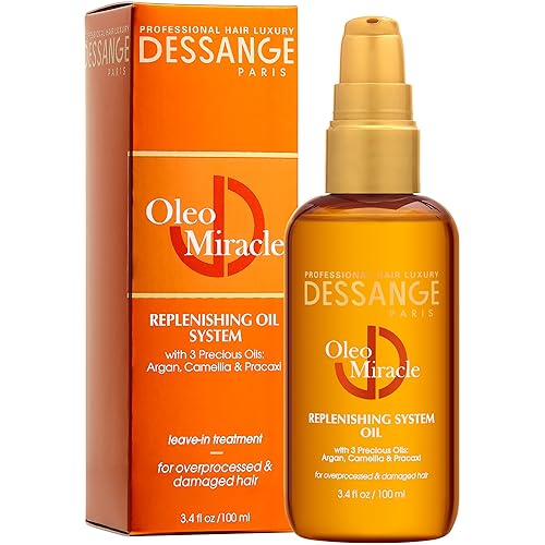 Dessange Oleo Miracle Replenishing Oil, 3.4 Fl Oz - Nourishing Hair Treatment