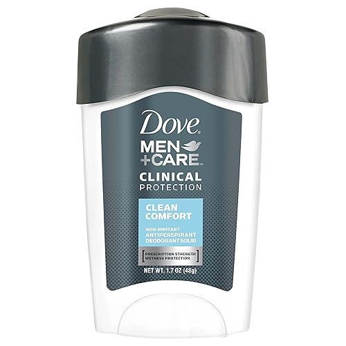 Dove Men + Care Clinical Protection Antiperspirant Clean Comfort, 1.7 Oz, White