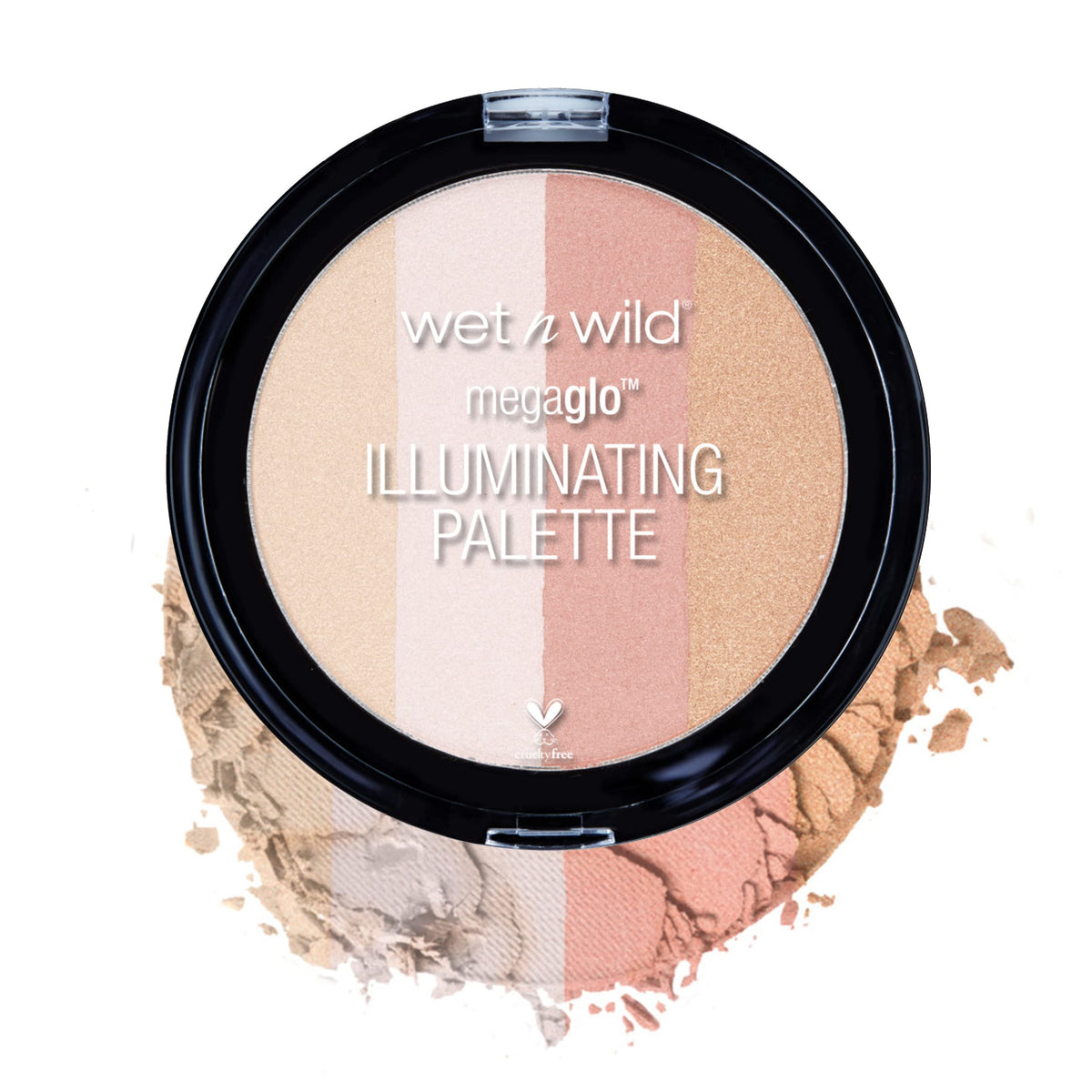 Wet N Wild Megaglo Illuminating Blush Palette, Catwalk Pink, 0.41 Oz Highlighter Makeup