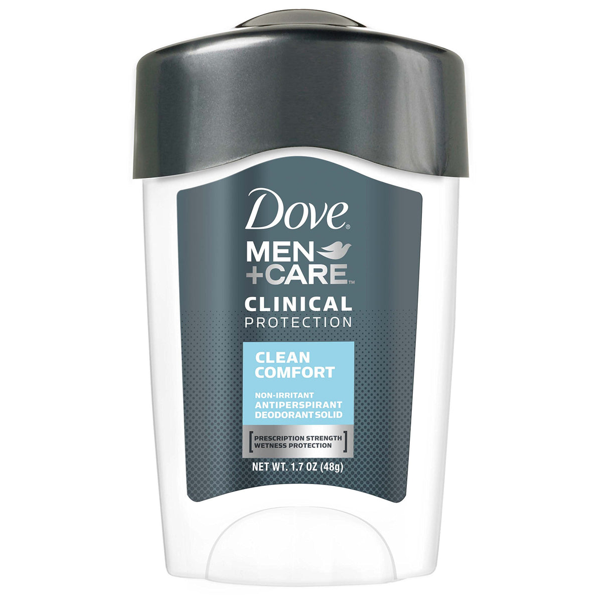 Dove Men+Care Clinical Antiperspirant Deodorant Stick, Clean Comfort, 1.7 Oz