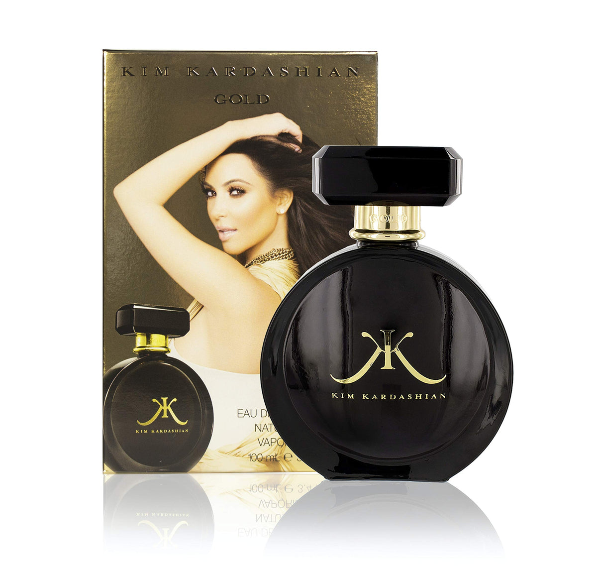 Kim Kardashian Gold Eau De Parfum Spray - 3.4 oz - Luxurious Fragrance for Women