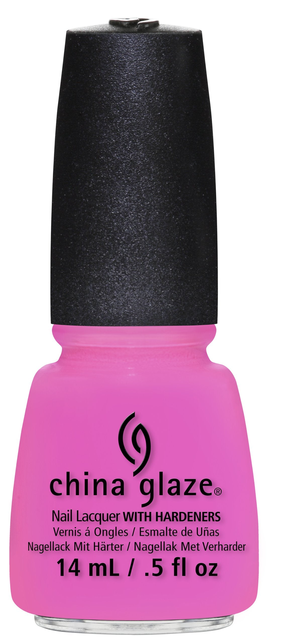 China Glaze Nail Polish - Bottoms Up 1214, Pink, 1 Count, Long-Lasting Formula