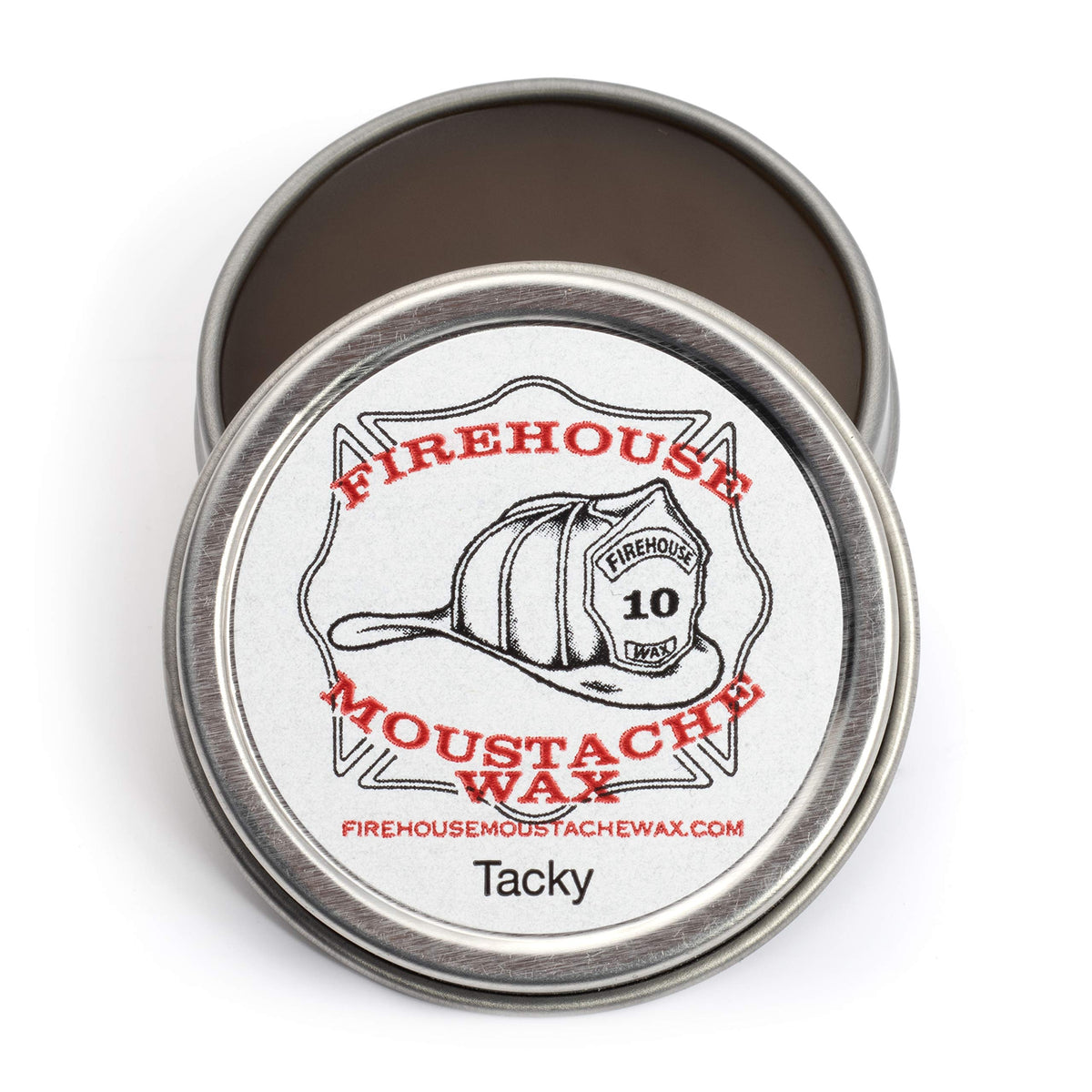 Firehouse Moustache Wax - Strong Tacky All-Weather Mustache & Beard Wax, 1 Ounce Tin