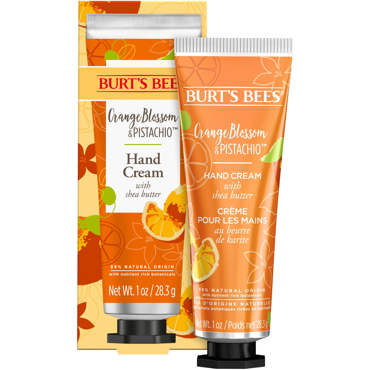 Burts Bees Orange Blossom and Pistachio Hand Cream with Shea Butter  1 Ounce