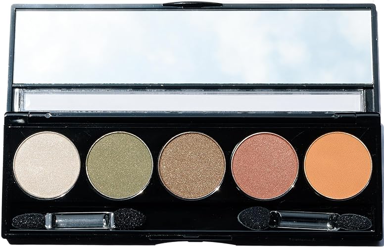 Pure Ziva Moroccan Spice Vegan Eyeshadow Palette - 5 Colors, Talc & Cruelty Free