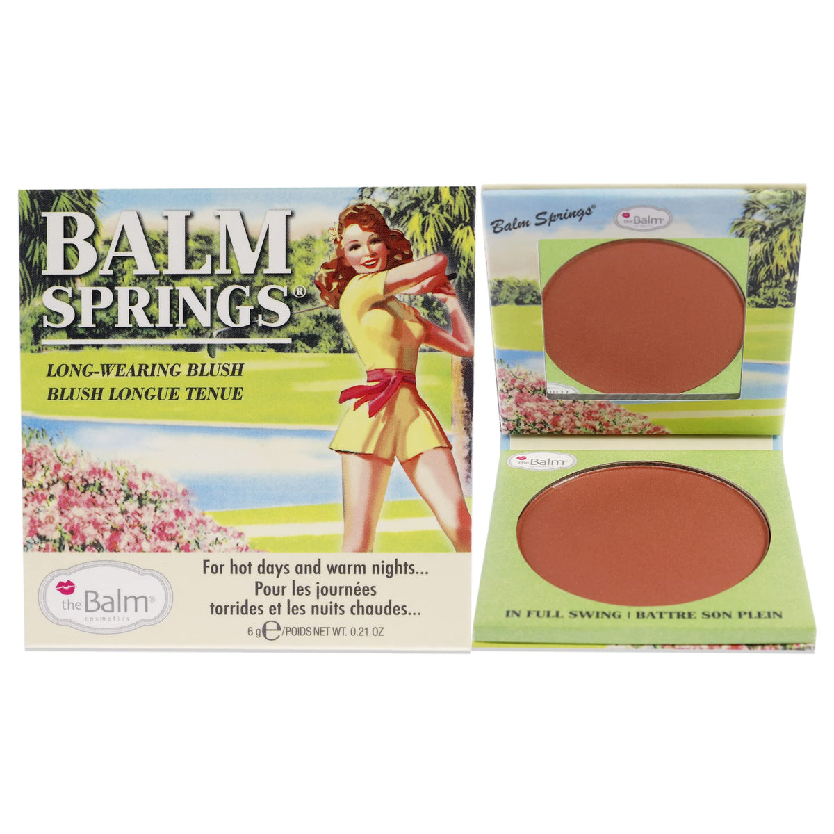 Thebalm Earthy-Rose Multifunctional Highlighter Blush, Talc-Free, 0.2 Oz