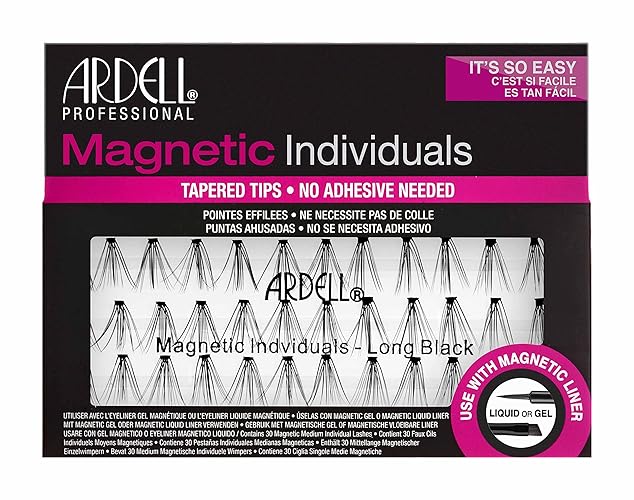 Ardell Magnetic Individuals Long Black Synthetic Hair Lashes - 1 Pk