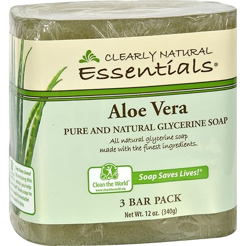 Clearly Natural Aloe Vera Glycerine Soap - Pure & Natural, 1 Count (Pack Of 1)