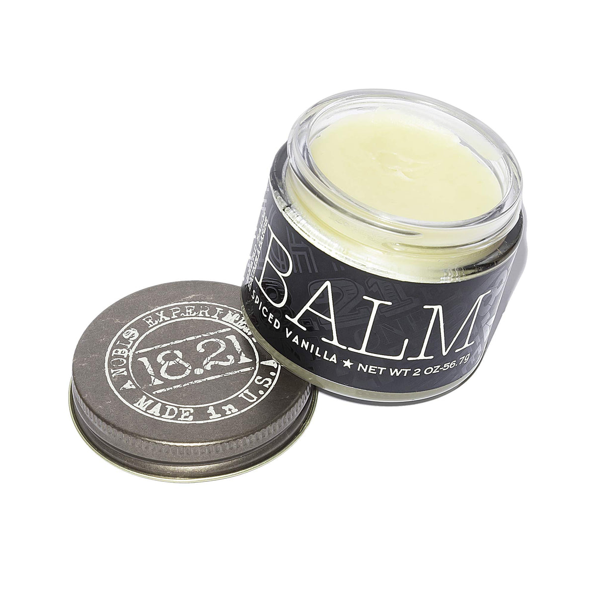 18.21 Man Made Beard Balm, Spiced Vanilla, 2 Fl. Oz - Conditioning & Shaping For Beards & Mustaches