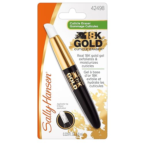 Sally Hansen 18K Gold Cuticle Eraser - 0.22 Oz Nail Care Treatment For Healthy Cuticles