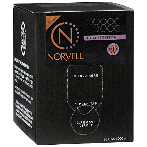 Norvell Sunless Tanning Spray - Competition Tan Solution, 1 Liter For Flawless Glow