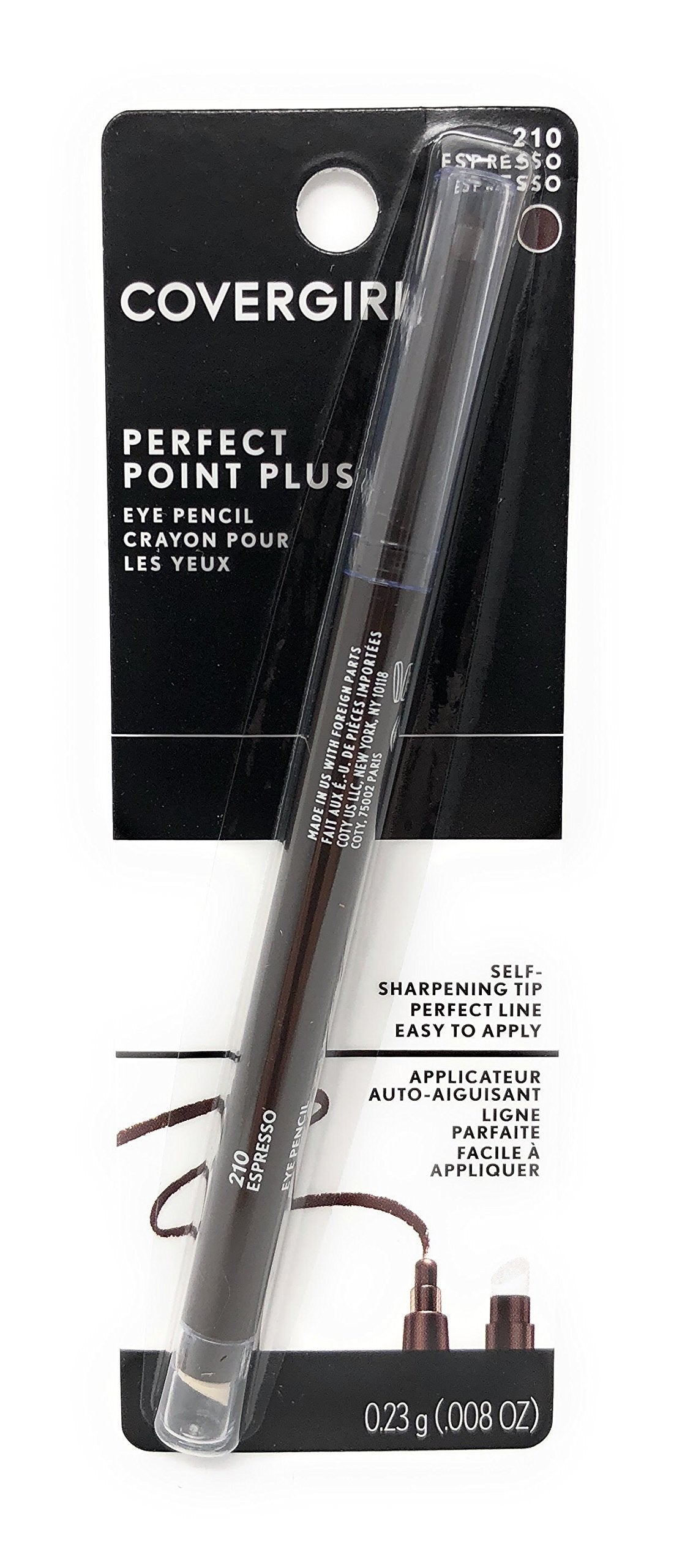 Covergirl Perfect Point Plus Eyeliner, Espresso, 2 Count - Smooth, Long-Lasting Formula