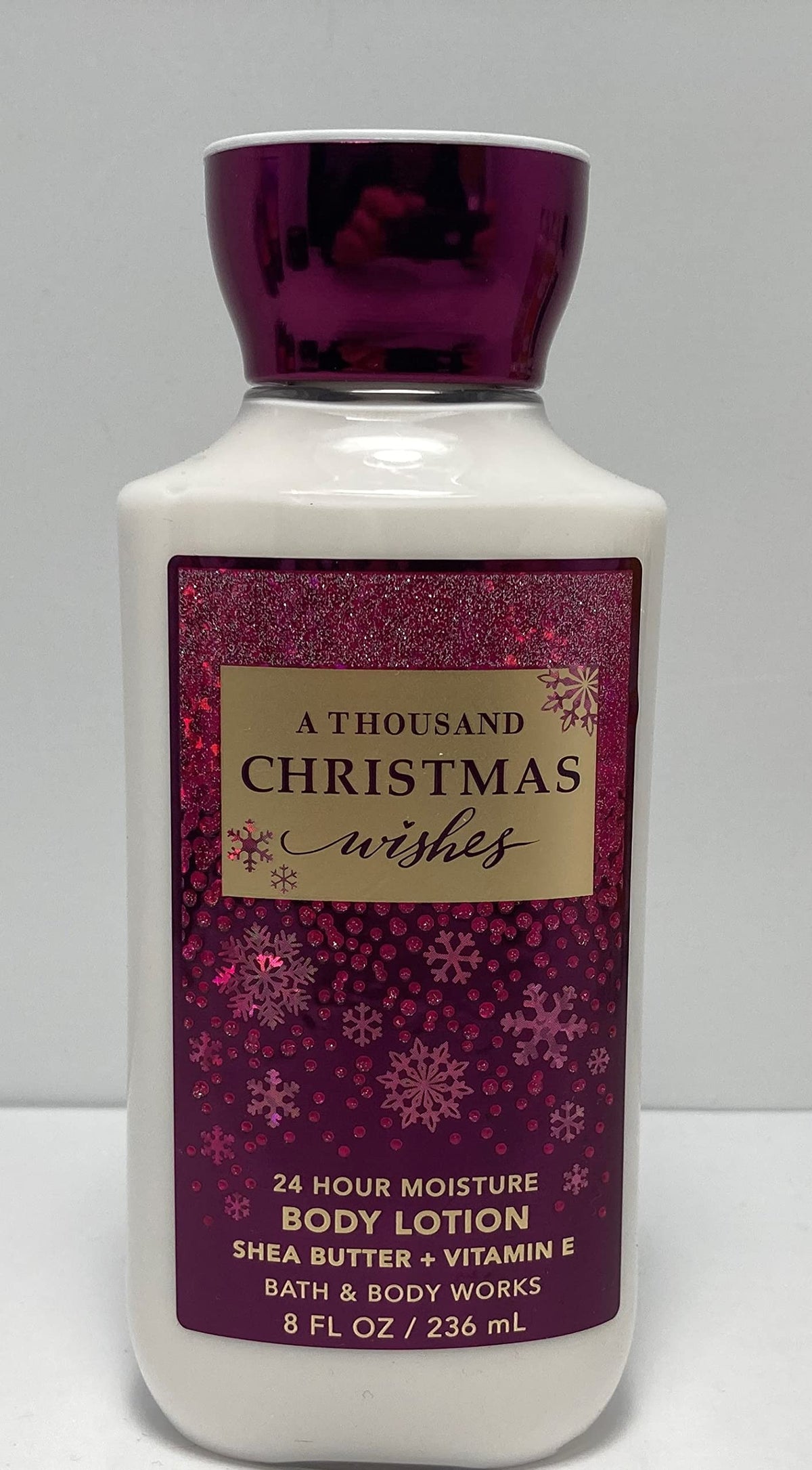 Bath & Body Works A Thousand Christmas Wishes Body Lotion 8 Oz - Limited Edition Moisturizer