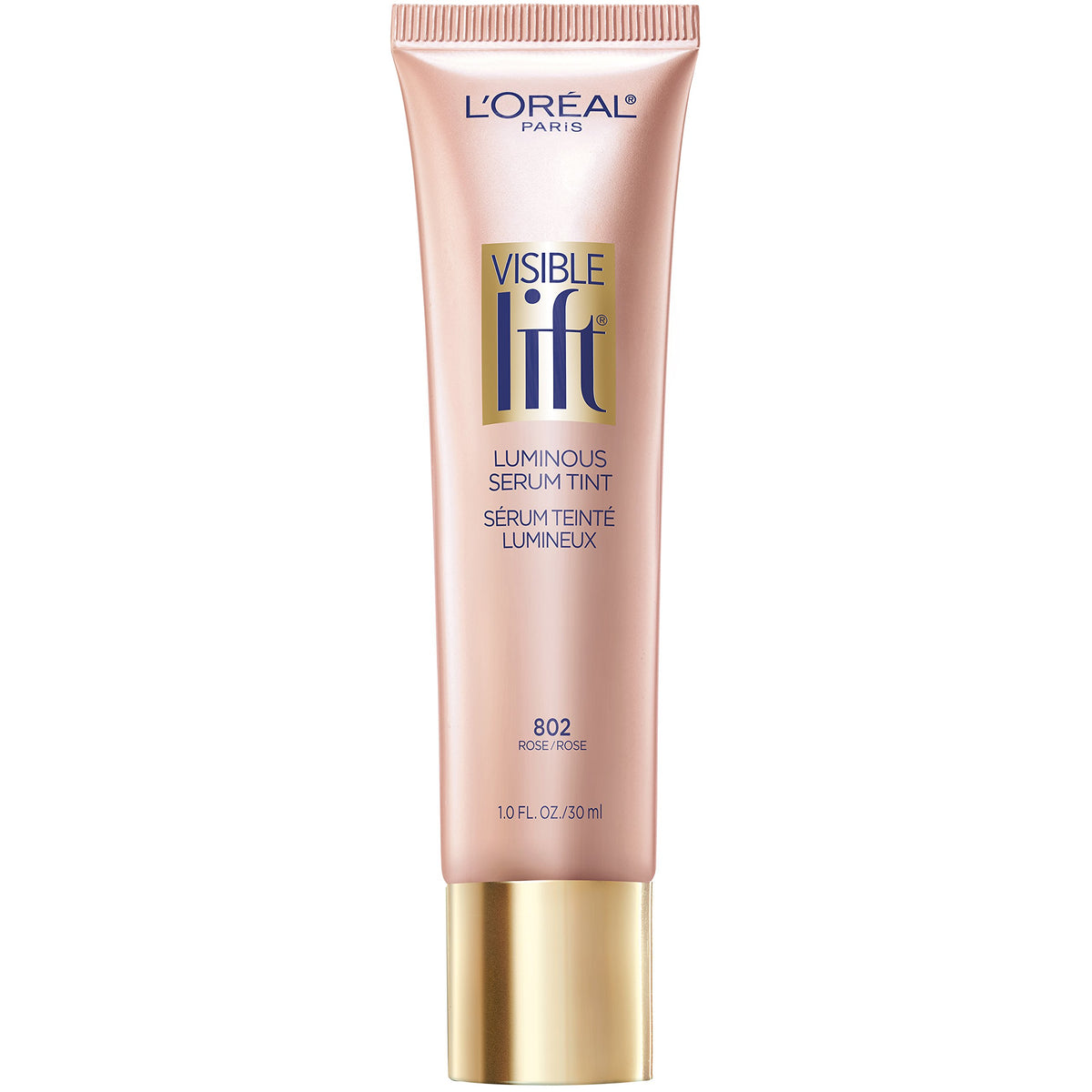 L'Oreal Paris Visible Lift Luminous Serum Tint, Rose, 1 Fl Oz - Radiant Glow Foundation