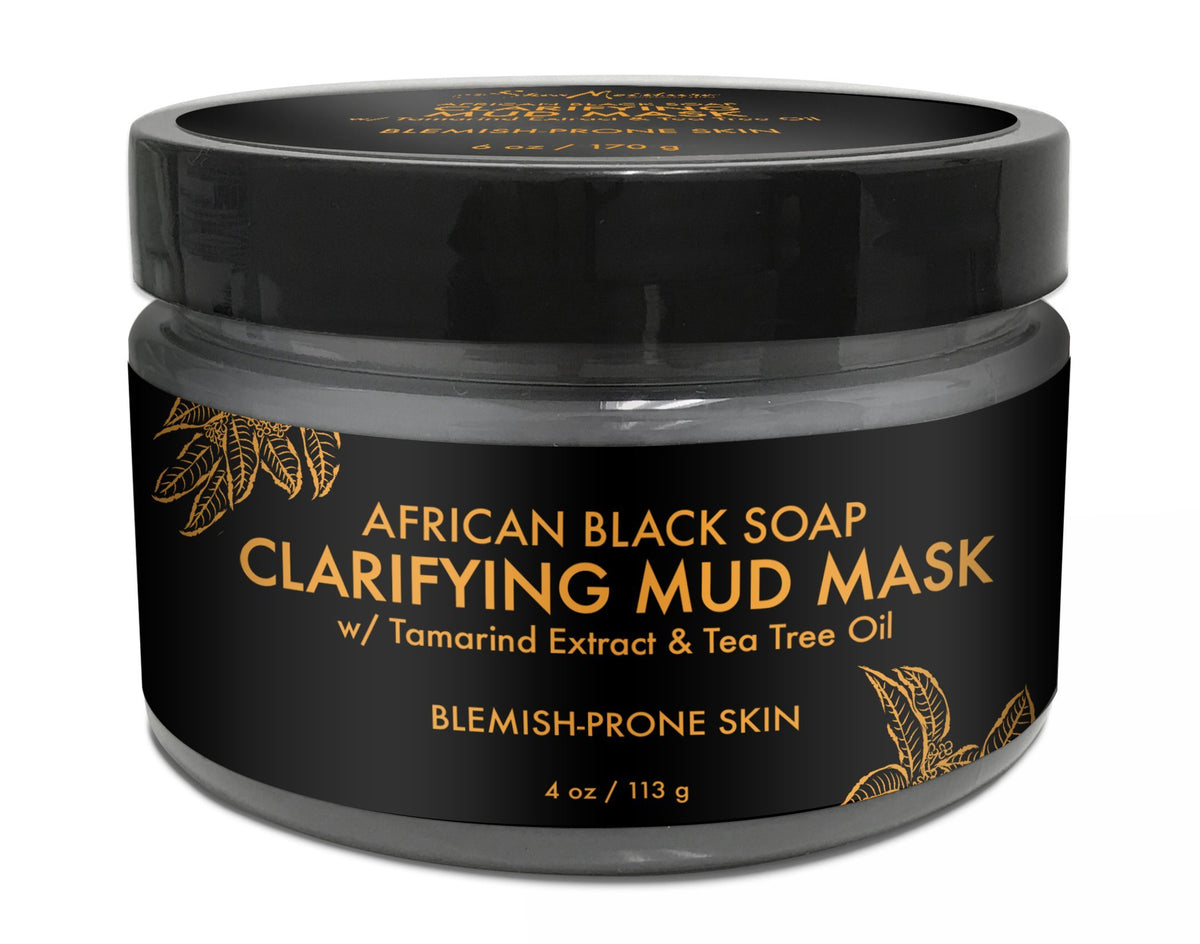 Sheamoisture African Black Soap Facial Mask For Problem Skin, 4 Ounce