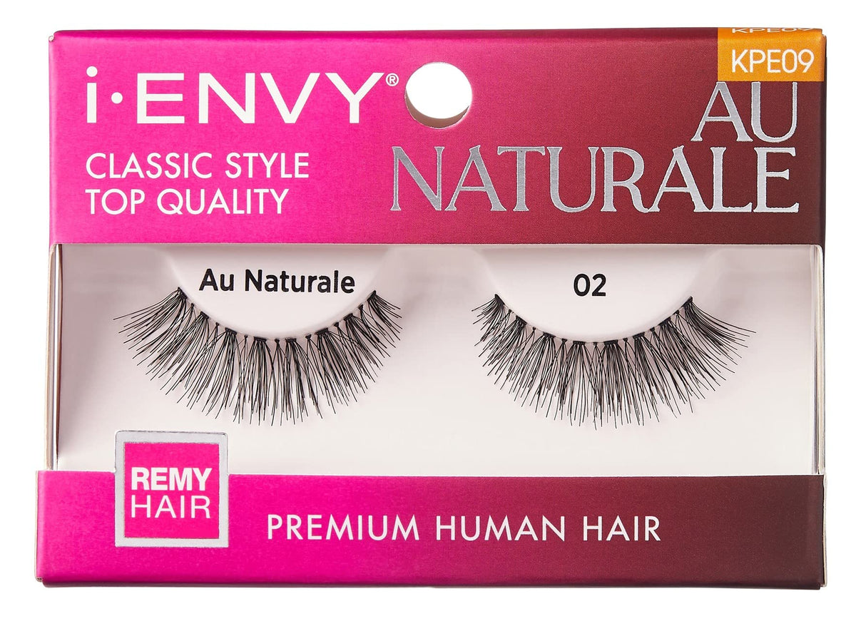 Kiss Au Naturale 02 Classic Style Lashes - Juicy Volume, Demi Wispies, Pack Of 6