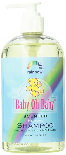 Rainbow Research Organic Herbal Shampoo, Scented, 16 Fl Oz - Natural Hair Care