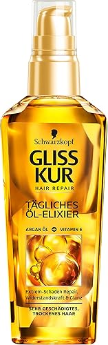 Schwarzkopf Gliss Kur Ultimate Repair Oil Elixir, 75ml - Nourishing Hair Treatment