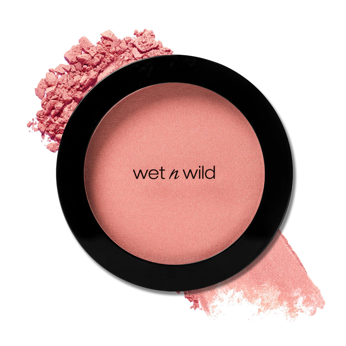 Wet N Wild Color Icon Blush - Effortless Matte, Natural Glow, Jojoba Oil - Pinch Me Pink, 0