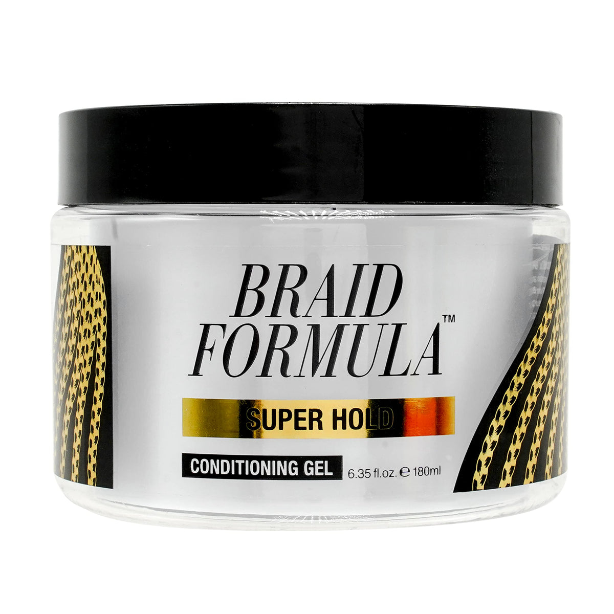 EBIN NEW YORK Braid Formula Conditioning Gel, Super Hold, 6.35 Oz - No Residue, High Shine