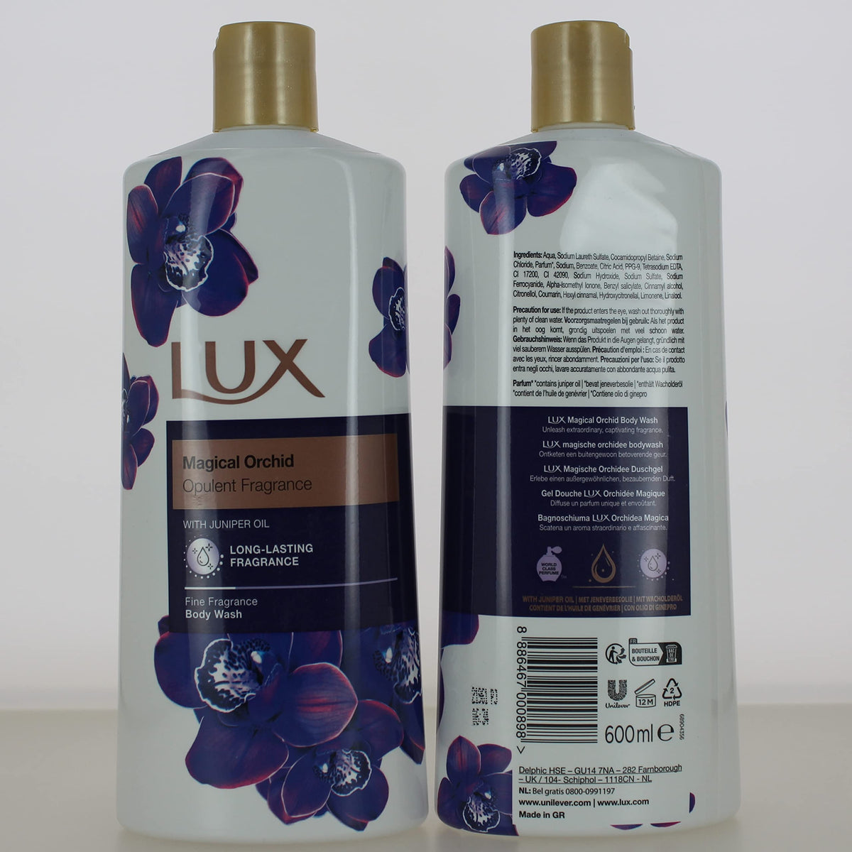 Lux Charming Peony Shower Gel, 20.29 Fl Oz - White Floral Scent, Refreshing Body Wash