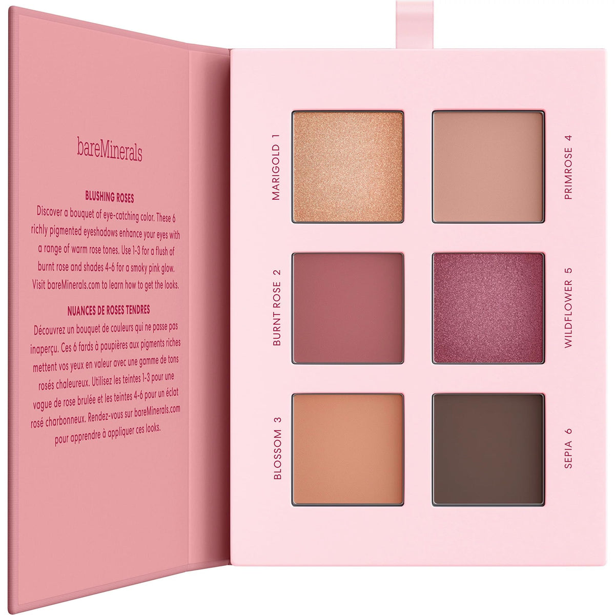 Bareminerals Mineralist Eyeshadow Palette - 6 Pigmented, Vegan Shades In Rosewood, Talc-Free