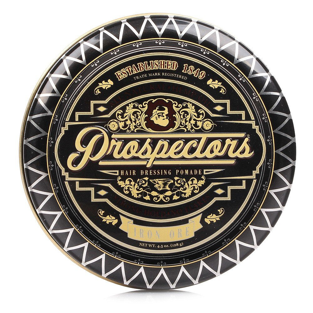 Grehge Prospectors Pomade Iron Ore - Strong Hold Hair Styling Paste for Men, 14oz