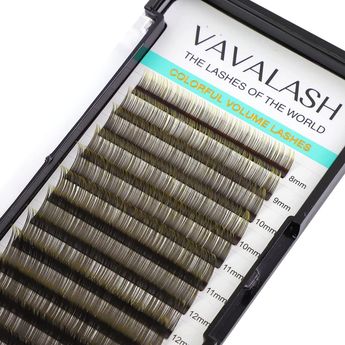 VAVALASH 0.07mm CC Curl Yellow Volume Lash Extensions 8-15mm Mixed Length for Salon Use