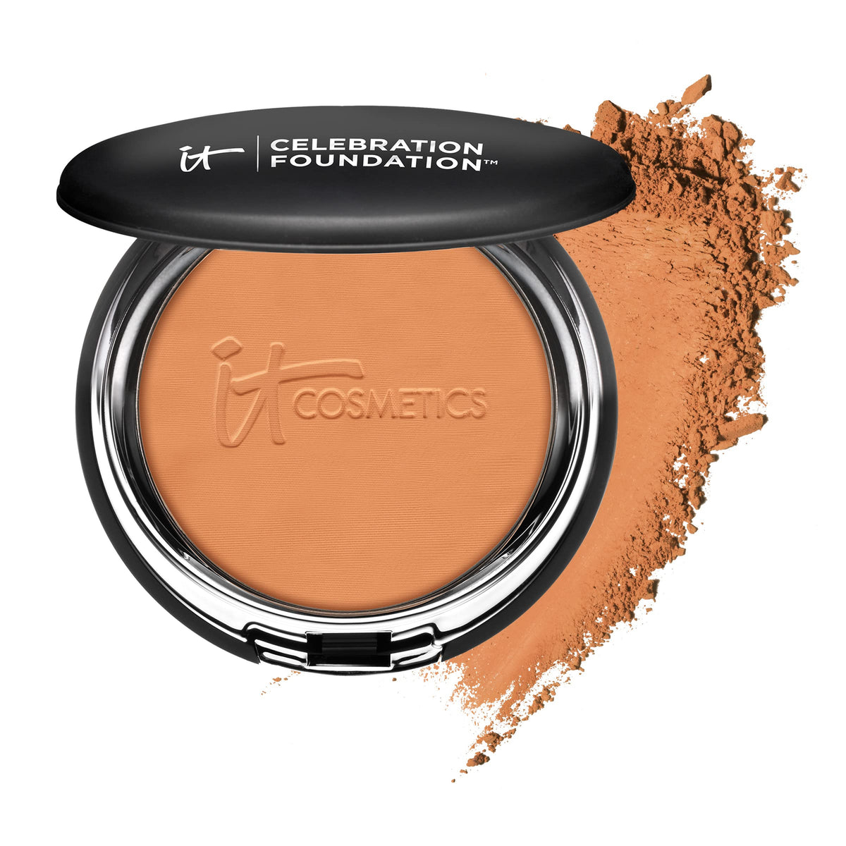 It Cosmetics Celebration Foundation, Rich - Full-Coverage Powder For Pores & Wrinkles, 0.3 Oz