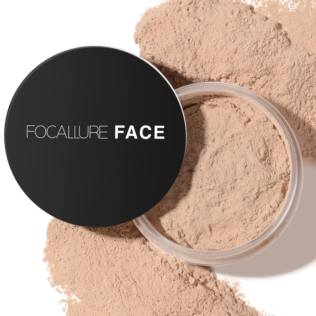 FOCALLURE Translucent Loose Setting Powder - Oil Control, Matte Finish, Long-lasting, 0.25 Oz