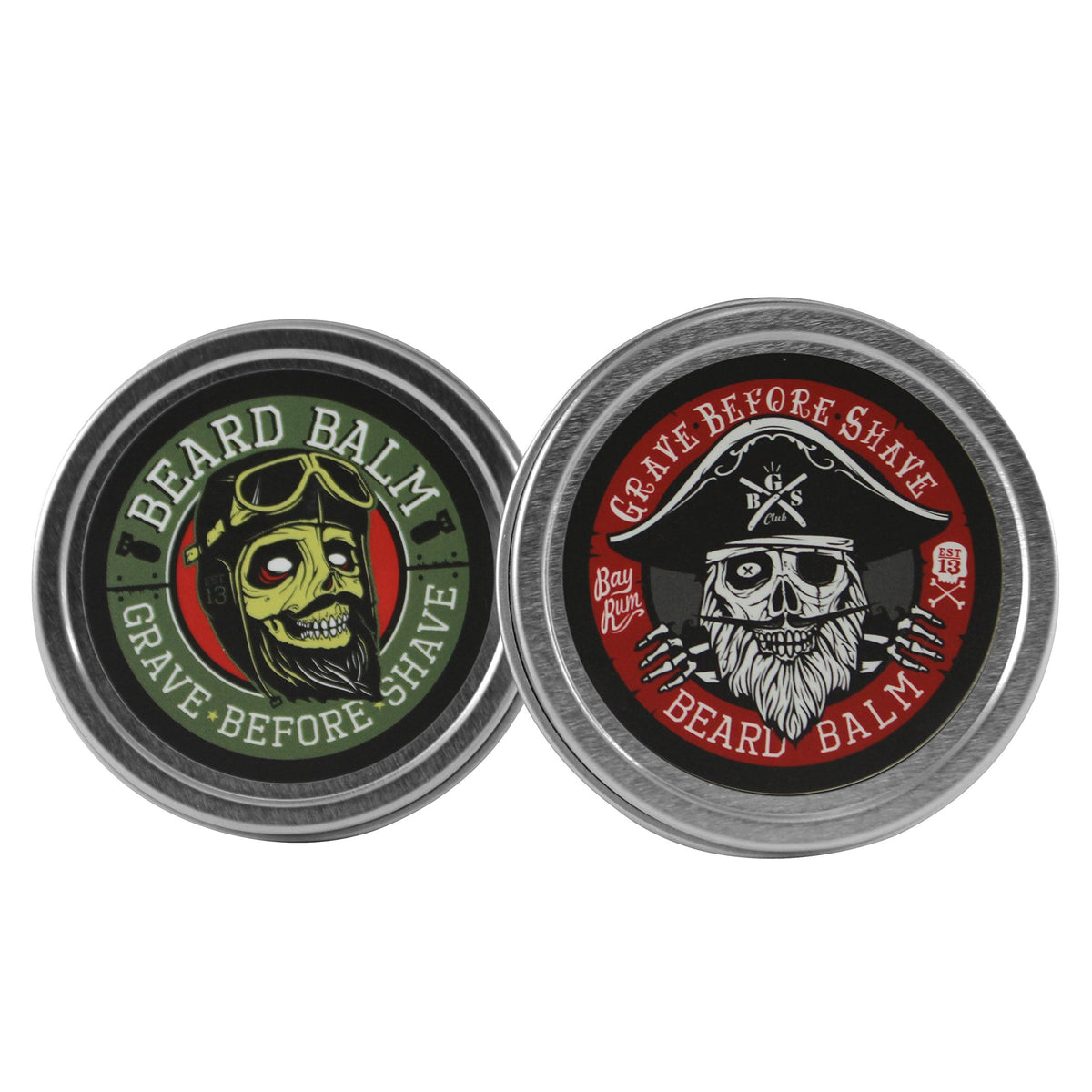 Grave Before Shave Beard Balm Duel Pack - 2 Ounce Moisturizing Beard Care