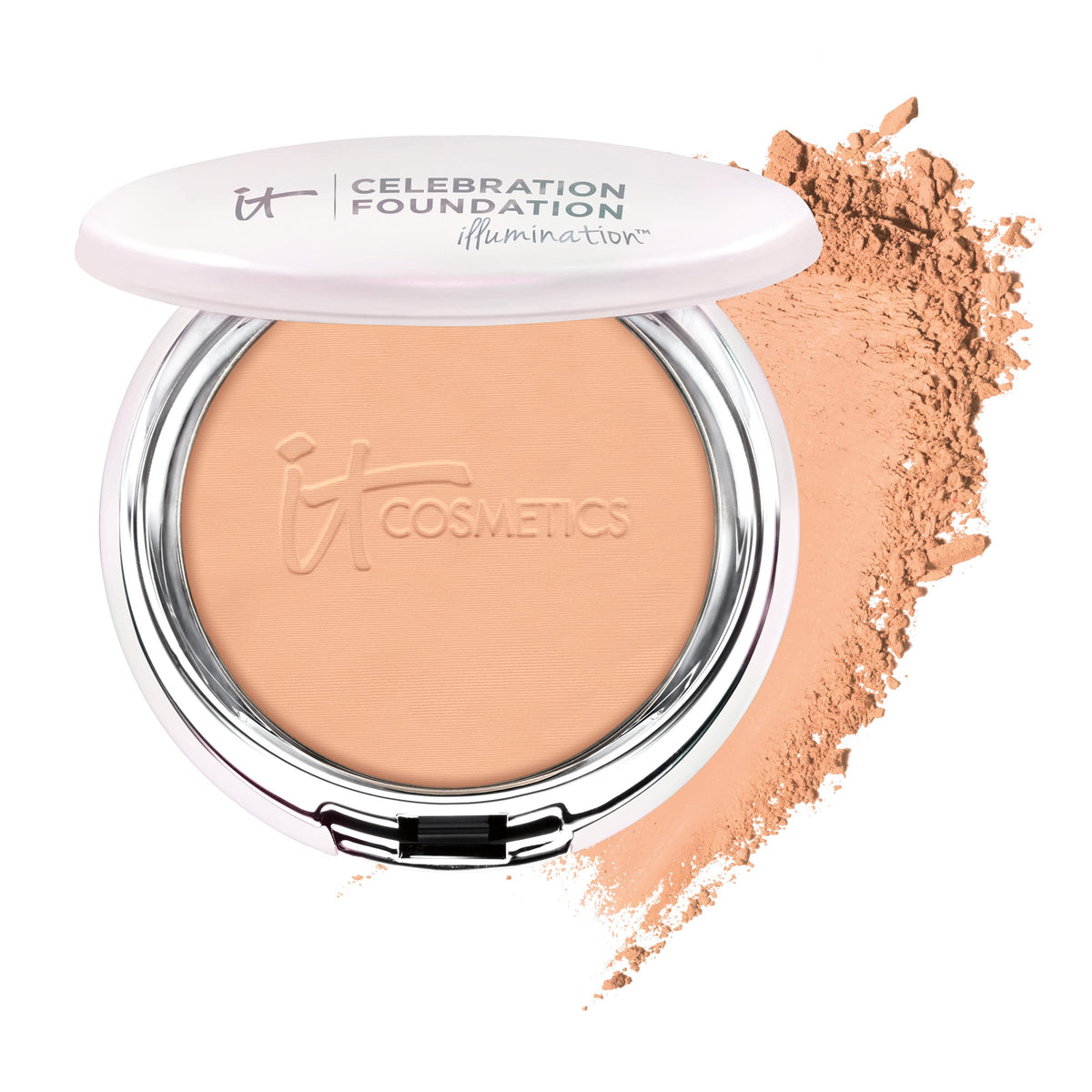 It Cosmetics Celebration Foundation Illumination, Tan - Full Coverage Anti-Aging Powder 0.3 Oz