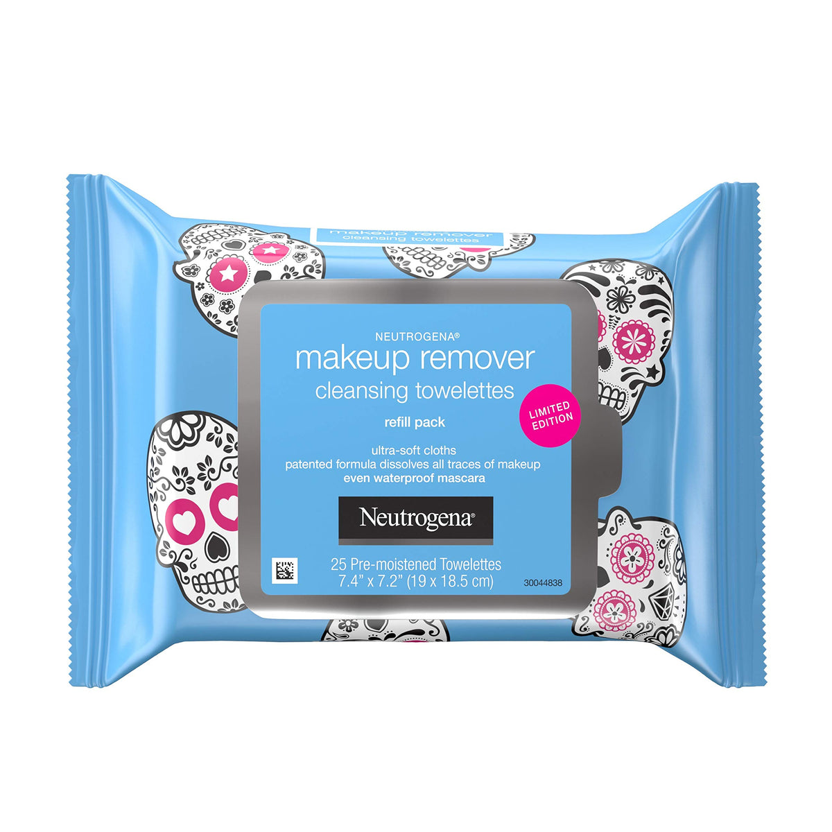 Neutrogena Makeup Remover Wipes, Gentle Alcohol-Free Facial Towelettes, 25 Count