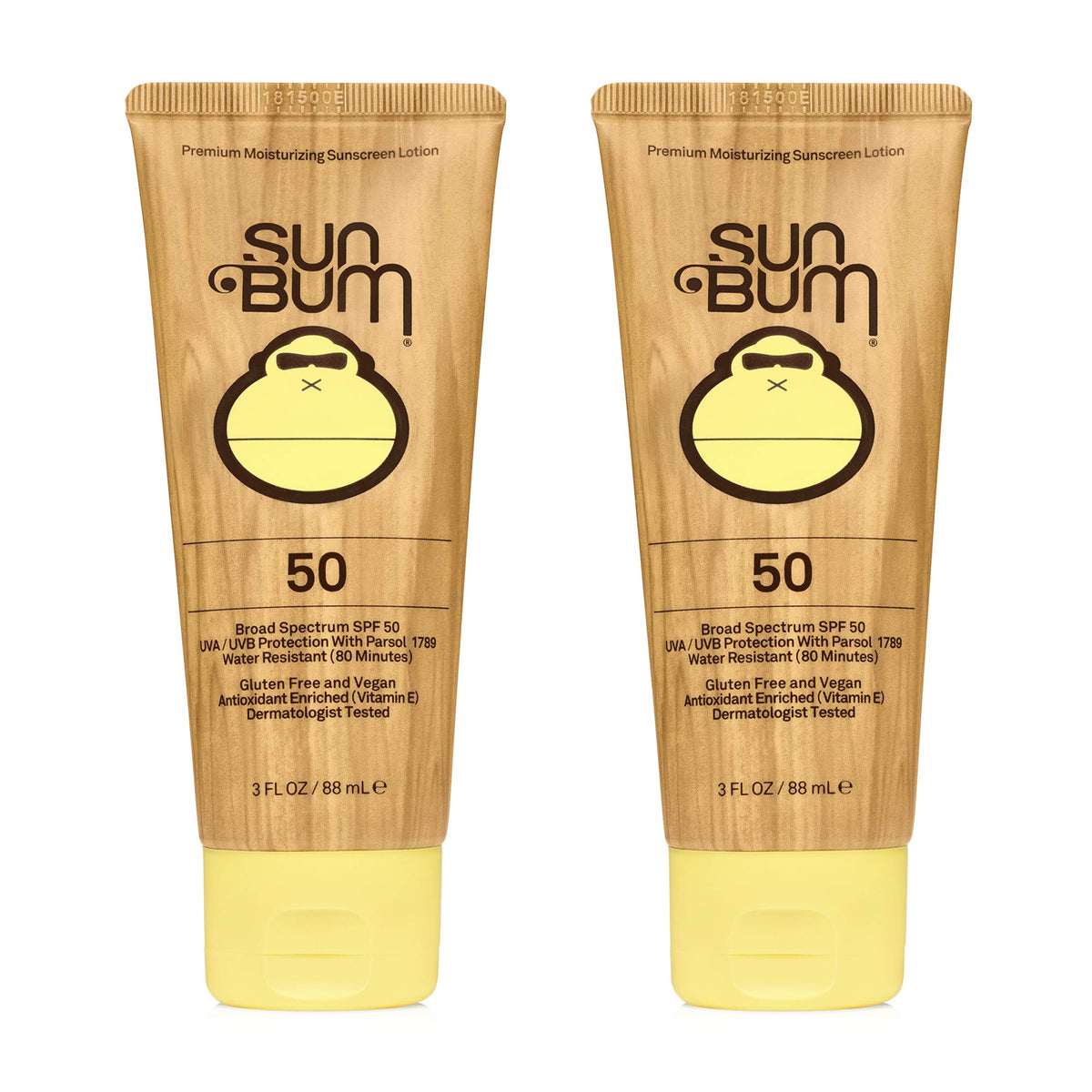 Sun Bum Spf 50 Sunscreen Lotion - Vegan, Reef Friendly, Moisturizing, 3Oz 2 Pack