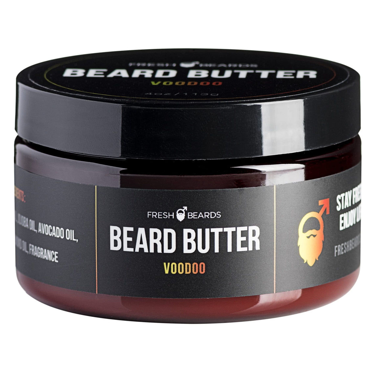 Fresh Beards Voodoo Beard Butter - Citrus & Eucalyptus Scented Conditioner For Healthy Growth