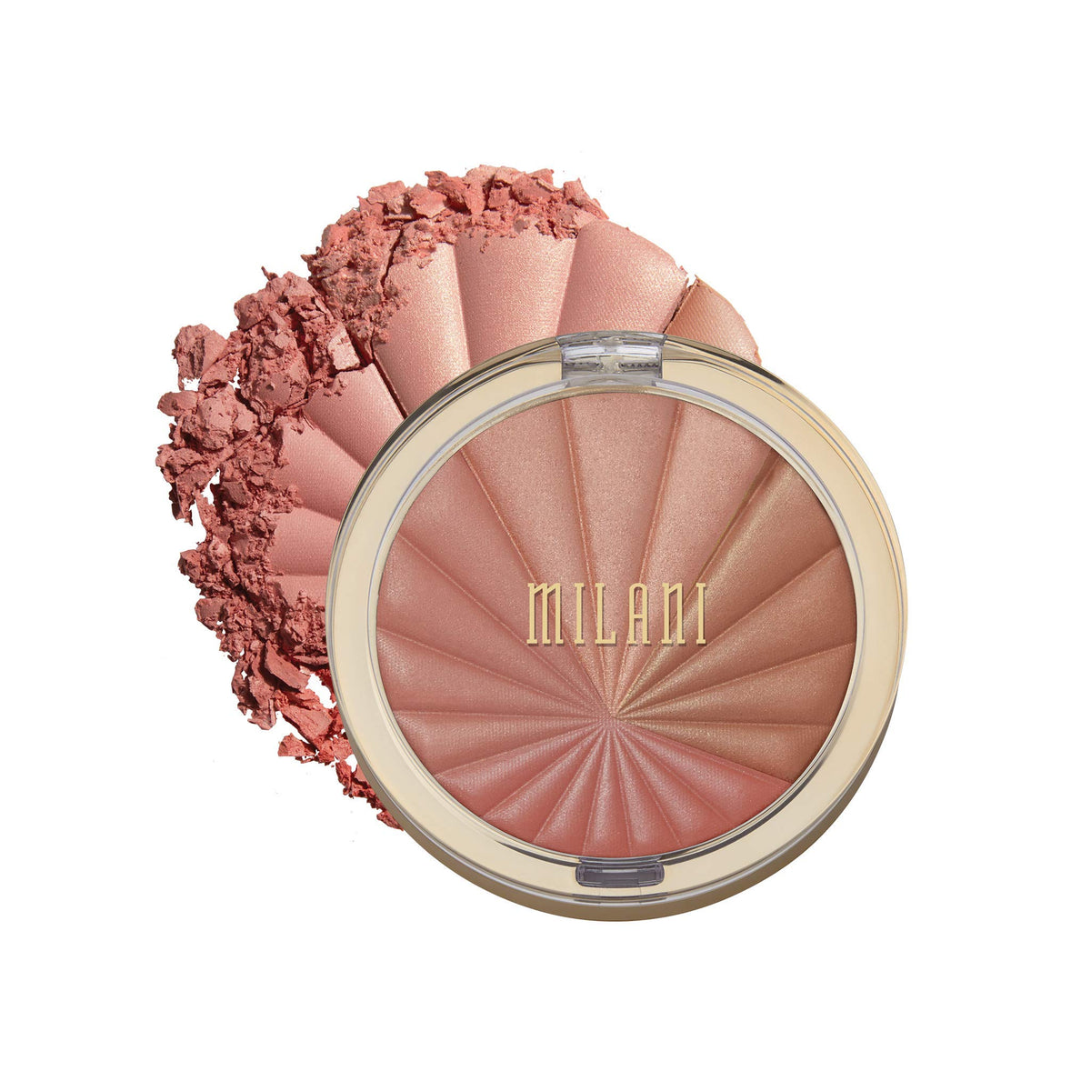 Milani Color Harmony Blush Palette - Berry Rays, Vegan & Cruelty-Free, 4 Matte Shades, 0.3 Oz