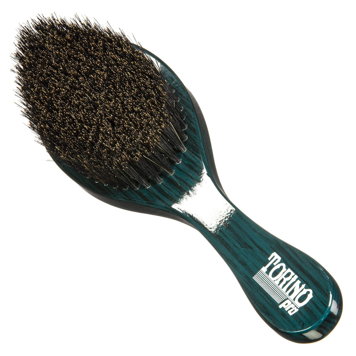 Torino Pro Wave Brush #560 - Medium Soft Curve Brush For 360 Waves - Teal, 1 Count