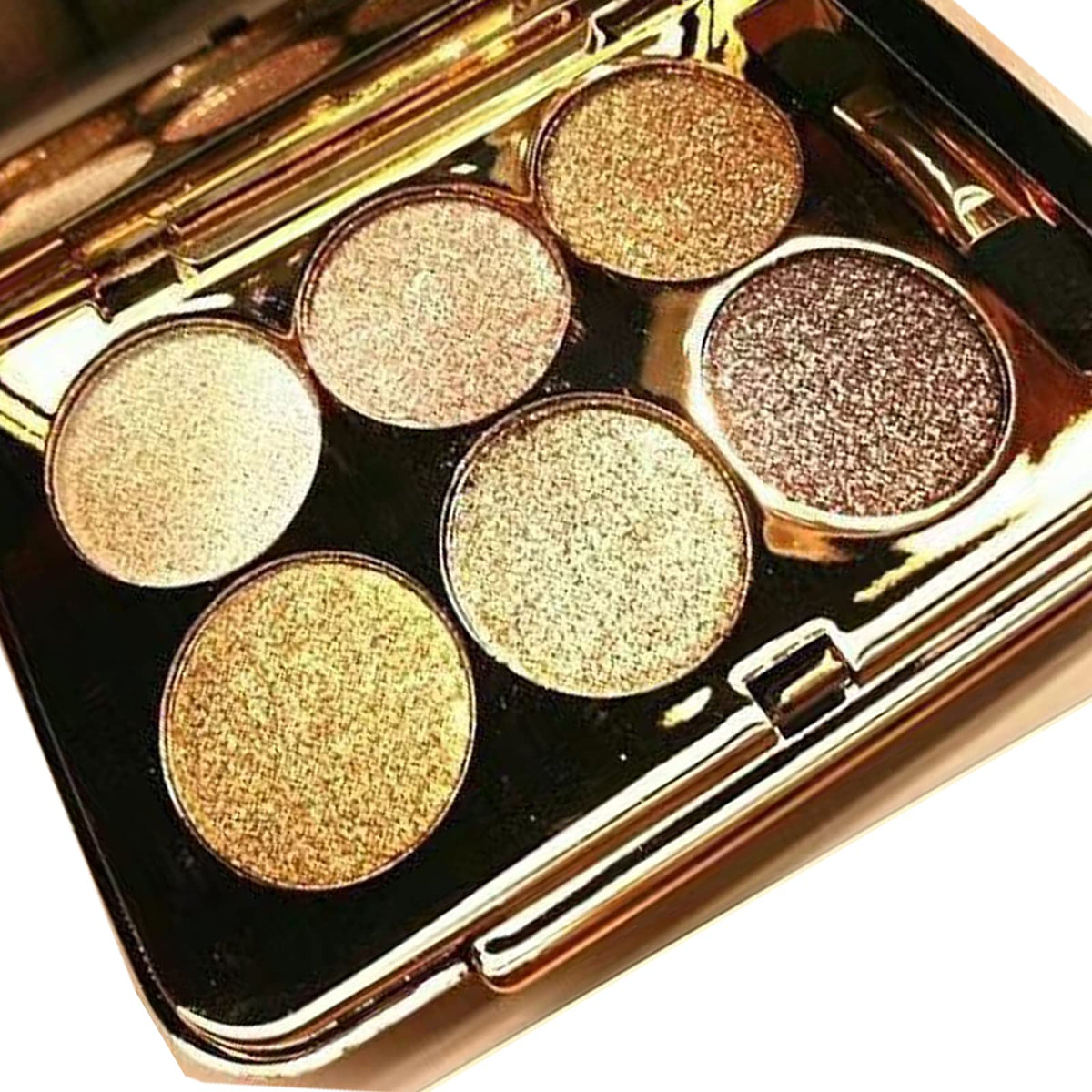 Impeccablery Glitter Eyeshadow Palette - 6 Highly Pigmented Shimmer Colors, Waterproof & Long-Lasting