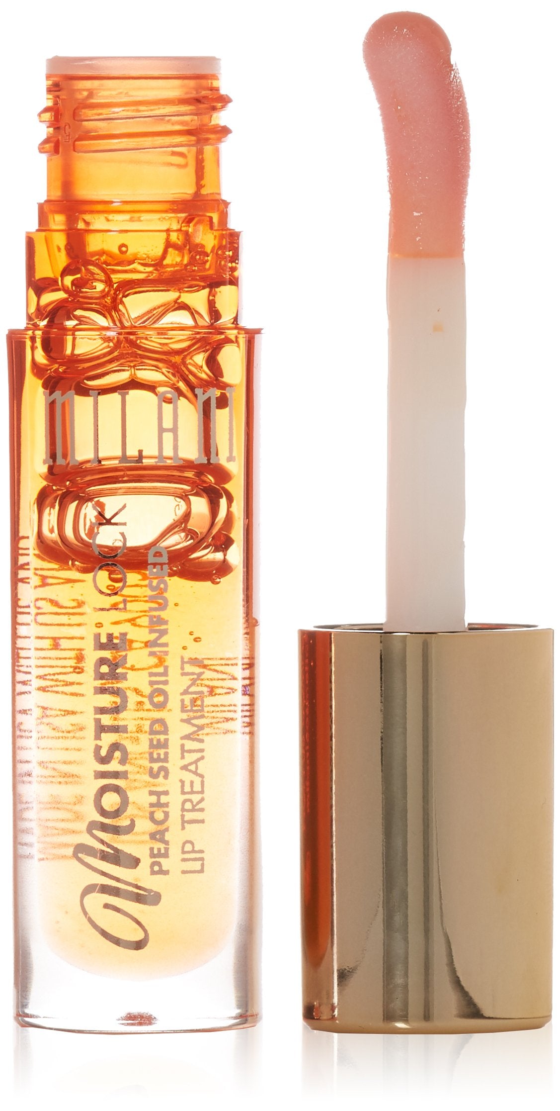 Milani Moisture Lock Oil Infused Lip Treatment, Peach Mango, 0.10 Oz - Hydrating Lip Care