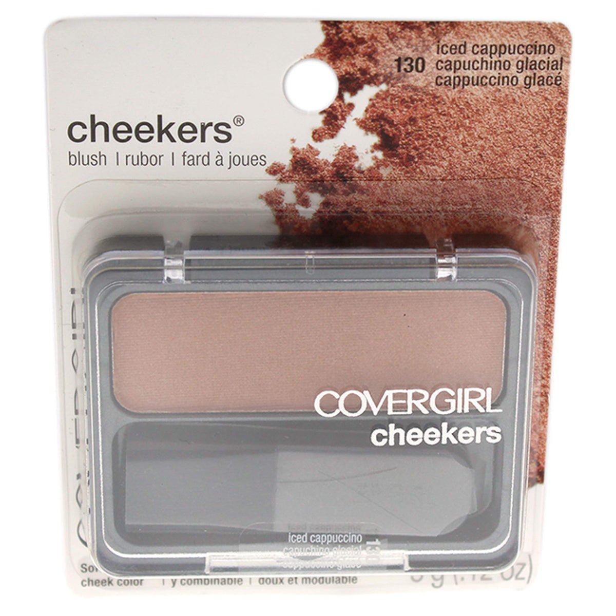 Covergirl Cheekers Blendable Powder Blush - Iced Cappuccino, 0.12 Oz, Pack Of 