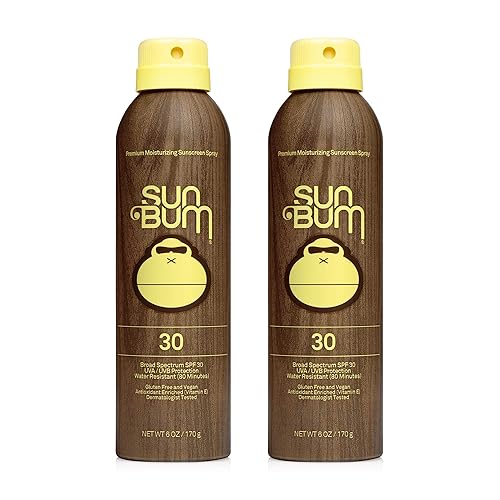 Sun Bum Spf 30 Sunscreen Spray, Vegan & Reef Friendly, Moisturizing Uva/Uvb, 2 Pack, 6