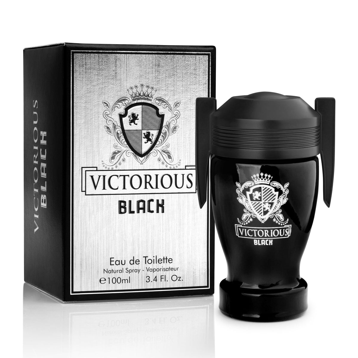 Urban Collection Victorious Black Eau De Toilette 3.4 Fl Oz - Fresh Citrus & Amber Notes