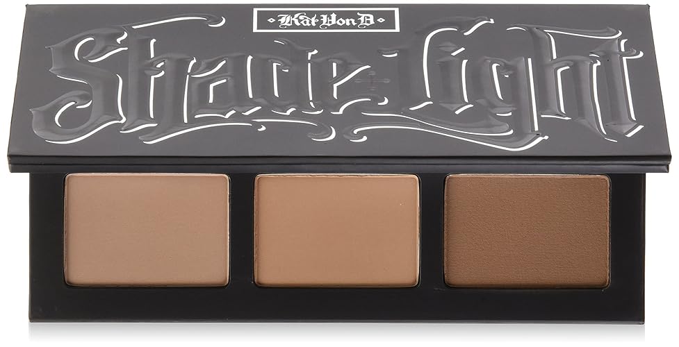 Kat Von D Shade + Light Contour Palette - Brown, 1 Count, Perfect For Contouring And Highlighting