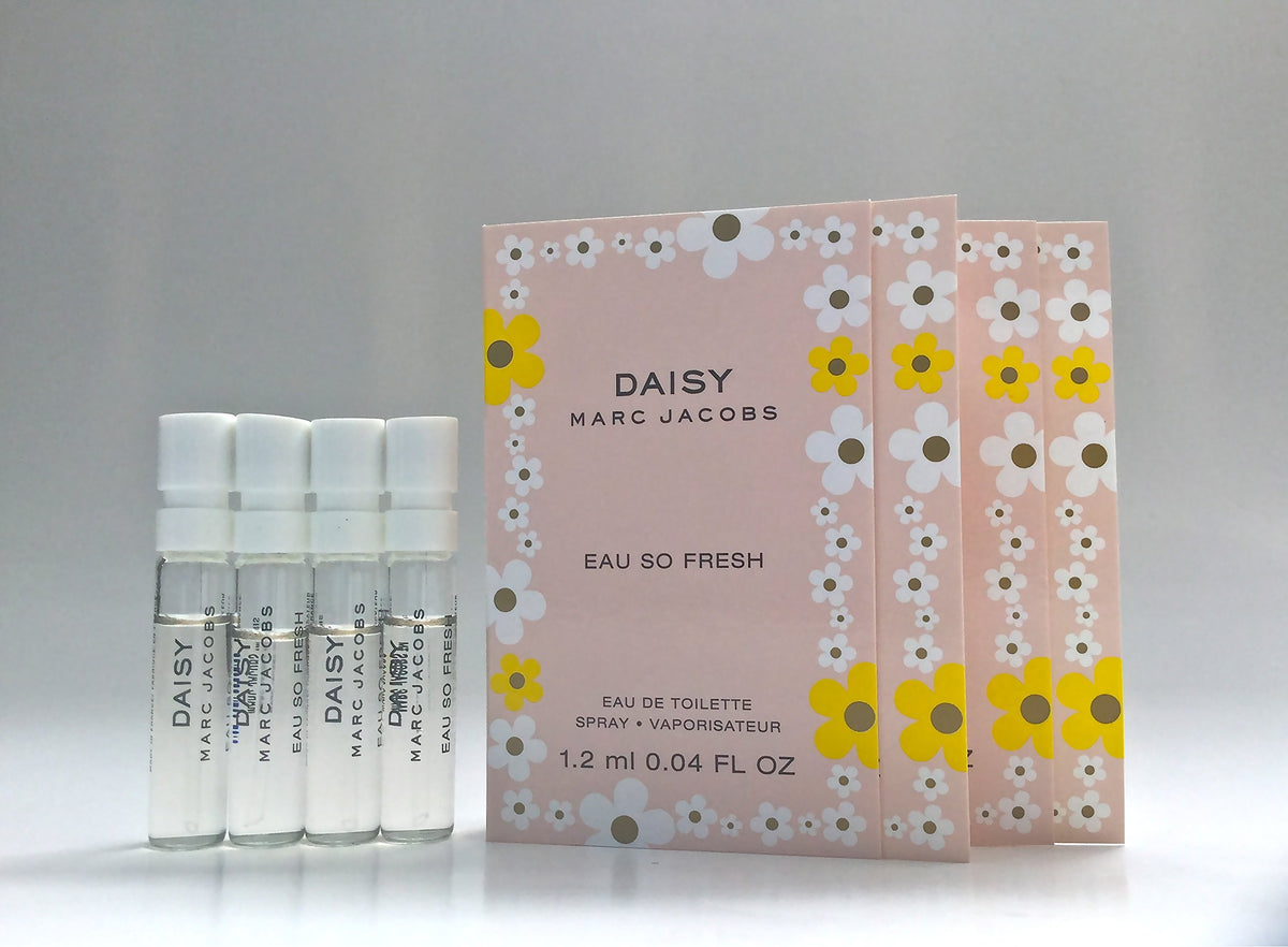 Marc Jacobs Daisy Eau So Fresh Eau De Toilette Spray Samples - 4 Vials, 0.04 Fl Oz